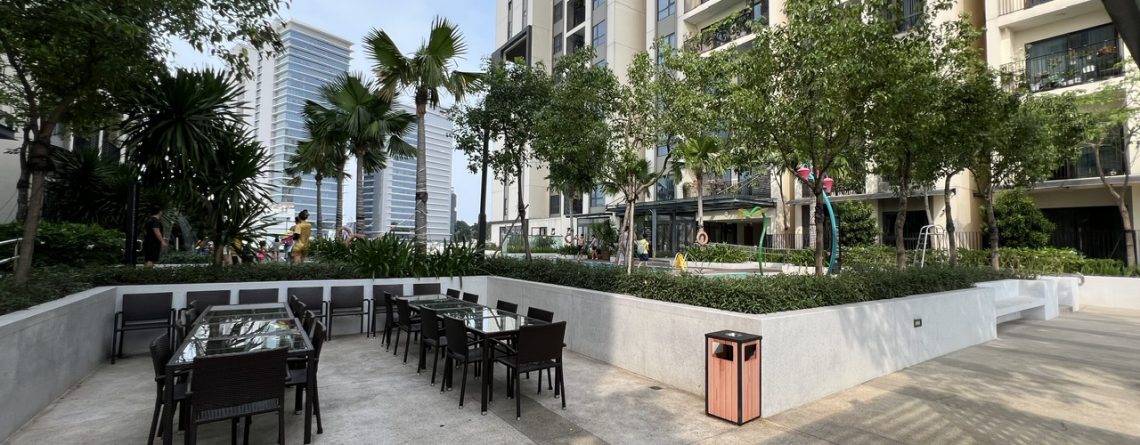 Tiện ích tòa Jasmine tầng 5 chung cư Hado Centrosa