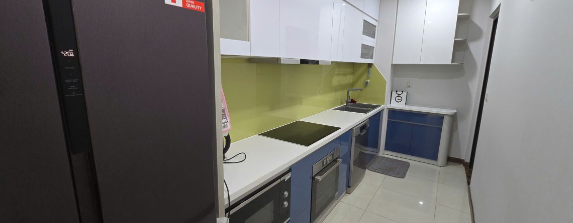 Khu vực bếp căn hộ Hà Đô